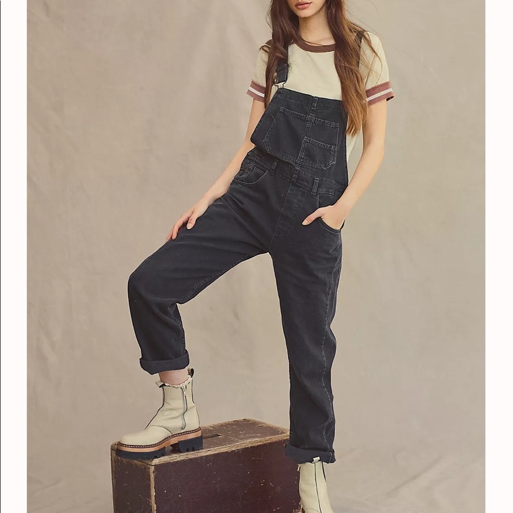 Free people ziggy denim overalls
